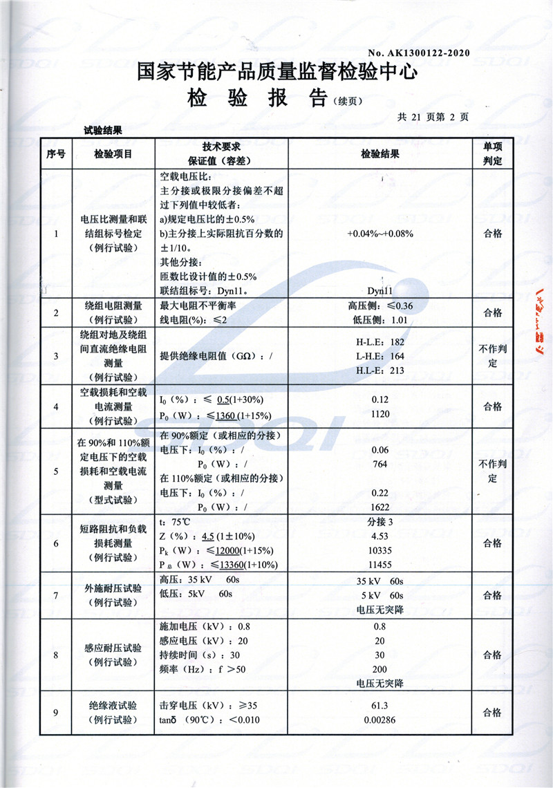 高低压试验报告-S11-1250包头包头包头油浸式变压器-2.jpg